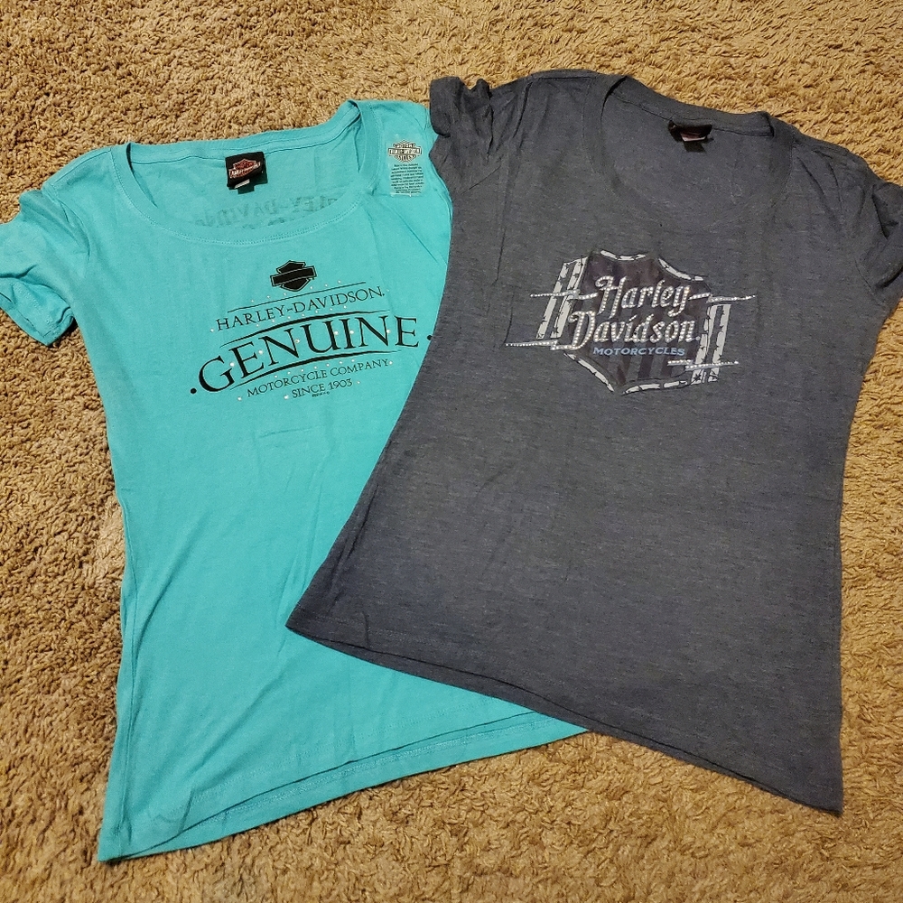 Set of Women's Harley Davidson of Jamaica Tees